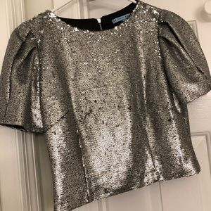 Sequined ANTONIO MELANI top -great condition